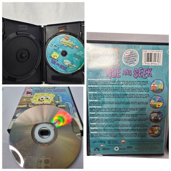 SpongeBob SquarePants (5 DVD Lot) 4 Blockbuster DVDs One Regular DVD Movie - Picture 7 of 16